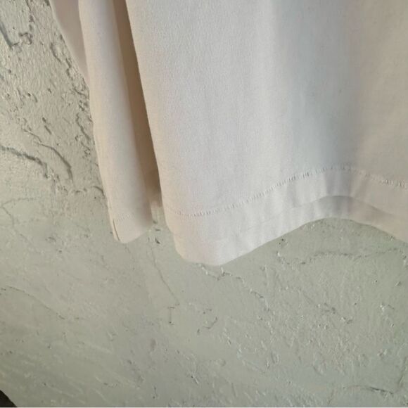 FEAR OF GOD Essentials Tee Shirt Men Large Oversized Cream - Picture 4 of 12